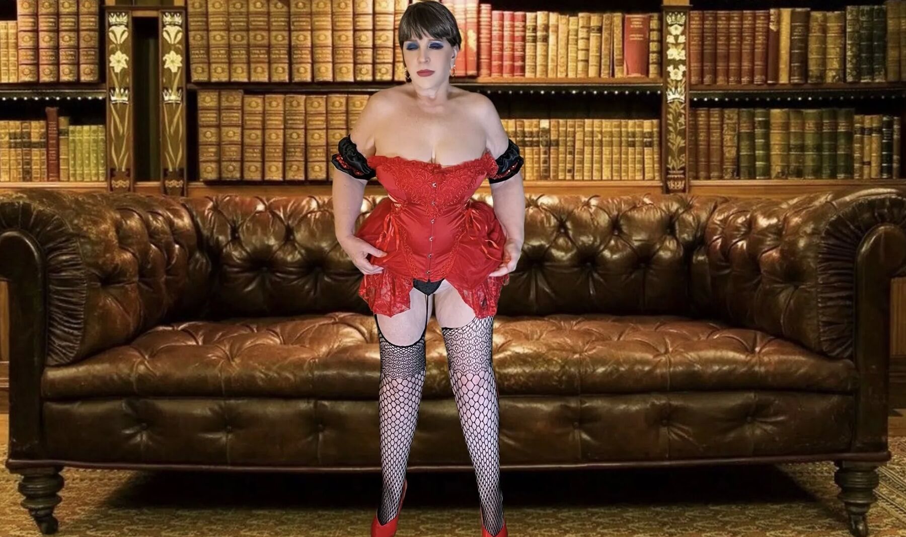 Carmen Angels Librarian in Red