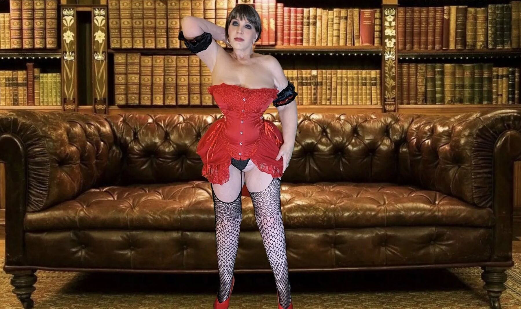 Carmen Angels Librarian in Red
