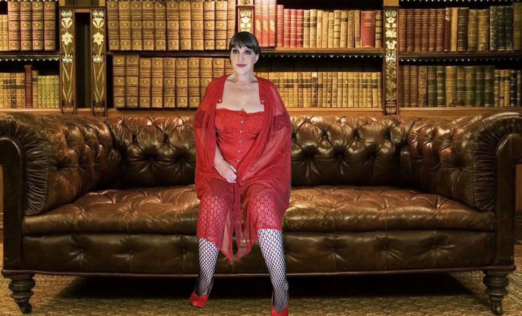Carmen Angels Librarian in Red