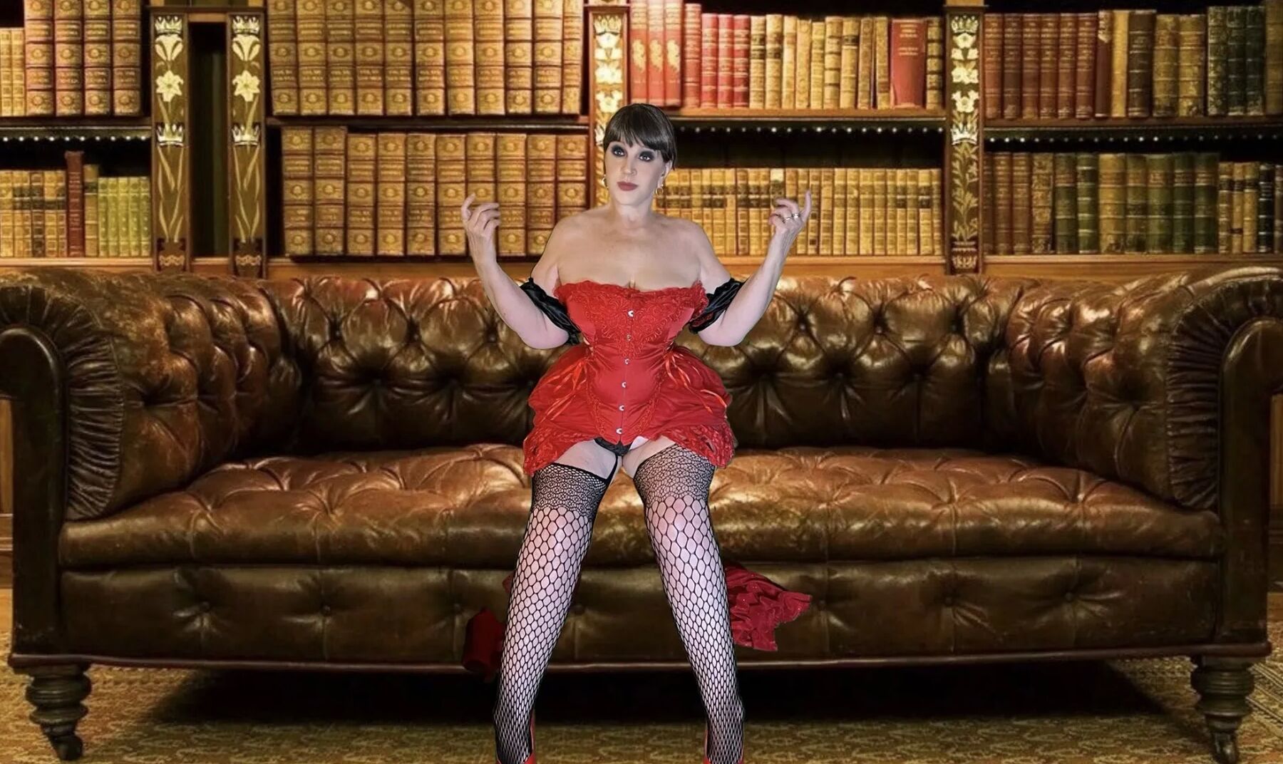 Carmen Angels Librarian in Red