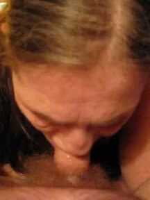 and mouth fucking my husband in a condom & drinkin the cum