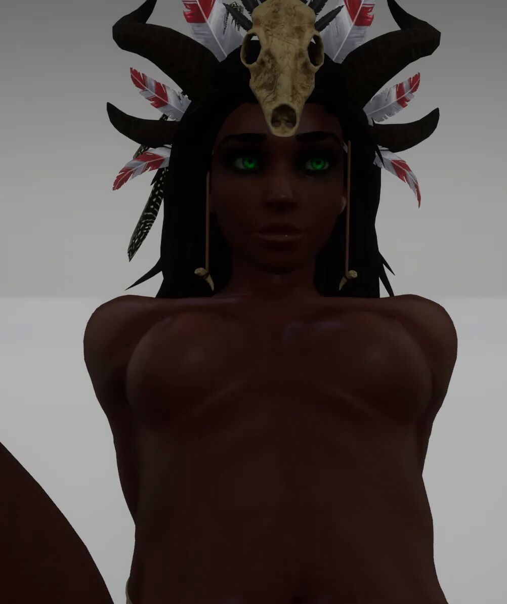 Black Ebony Girls - 3D Characters