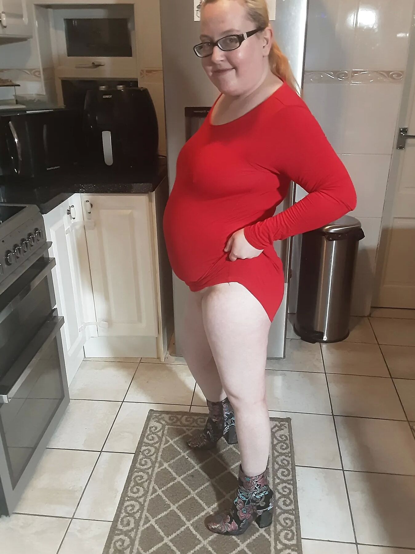 Sexy red minidress