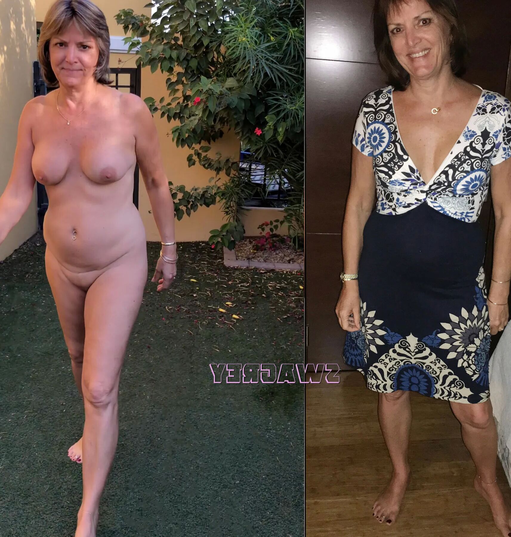 Mature - Fully Dressed then Undressed