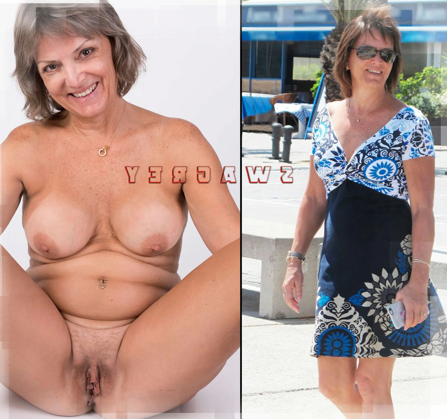 Mature - Fully Dressed then Undressed