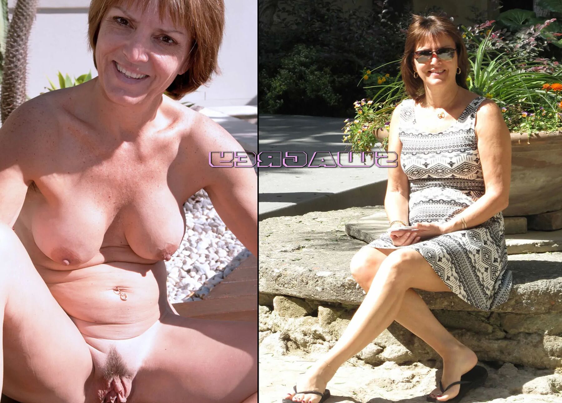 Mature - Fully Dressed then Undressed