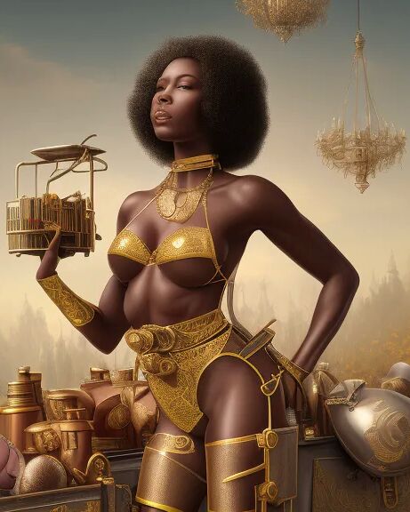 Wave 01: A.I. generated black females