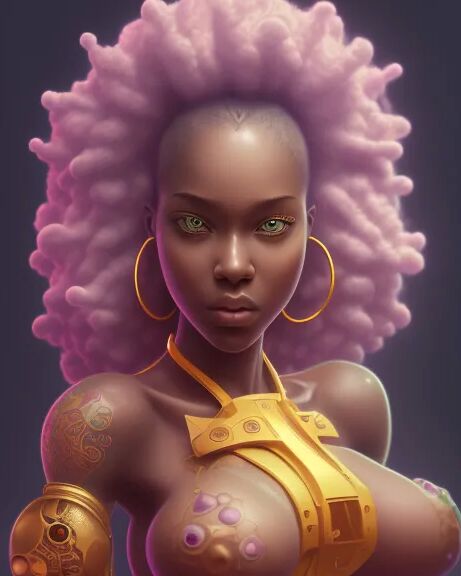 Wave 01: A.I. generated black females