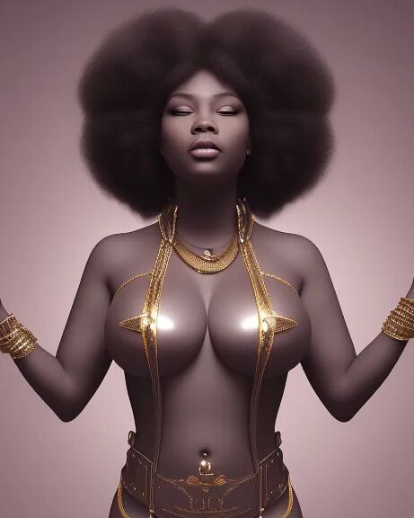 Wave 01: A.I. generated black females