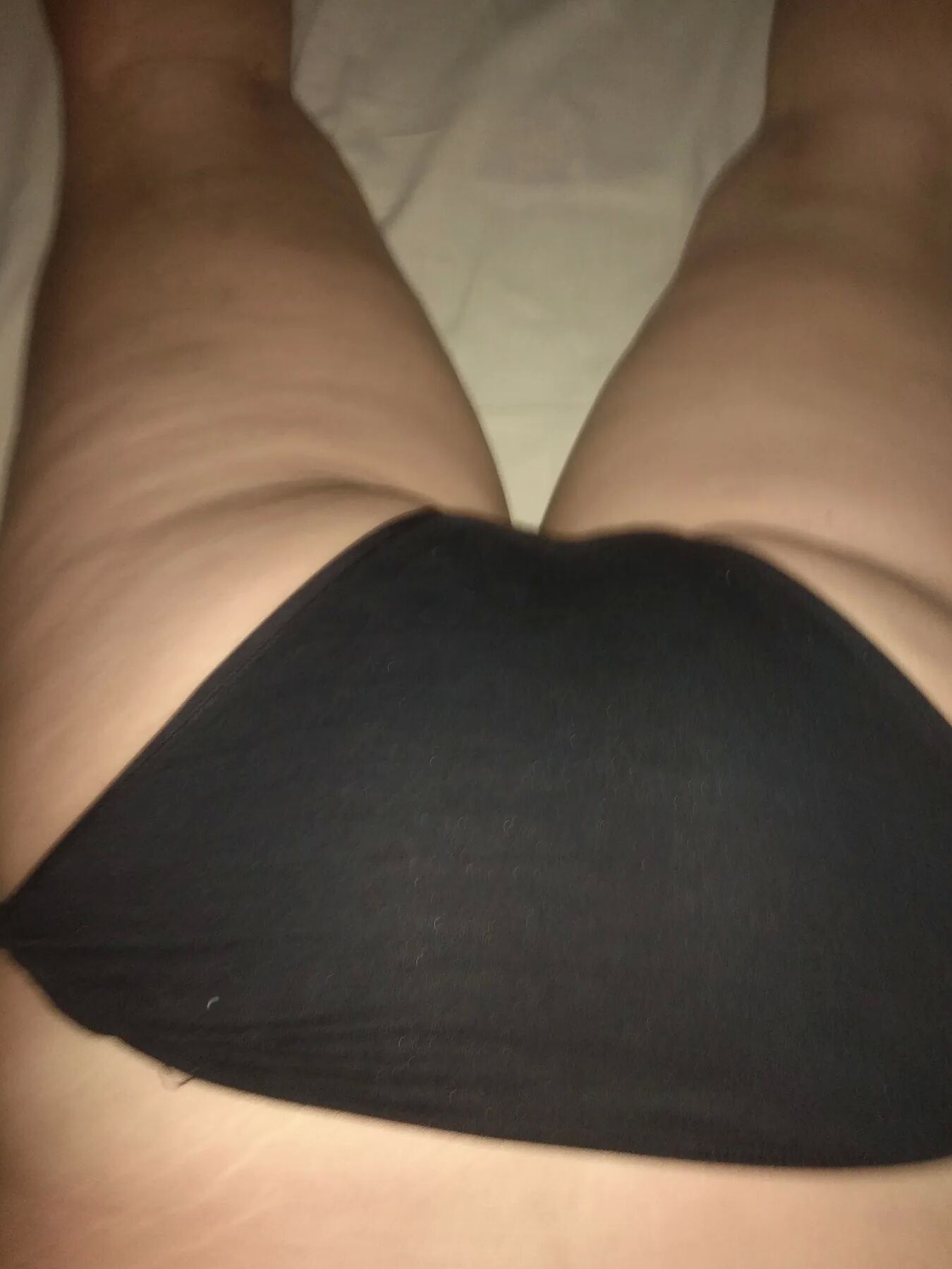 My feet and my ass in underwear