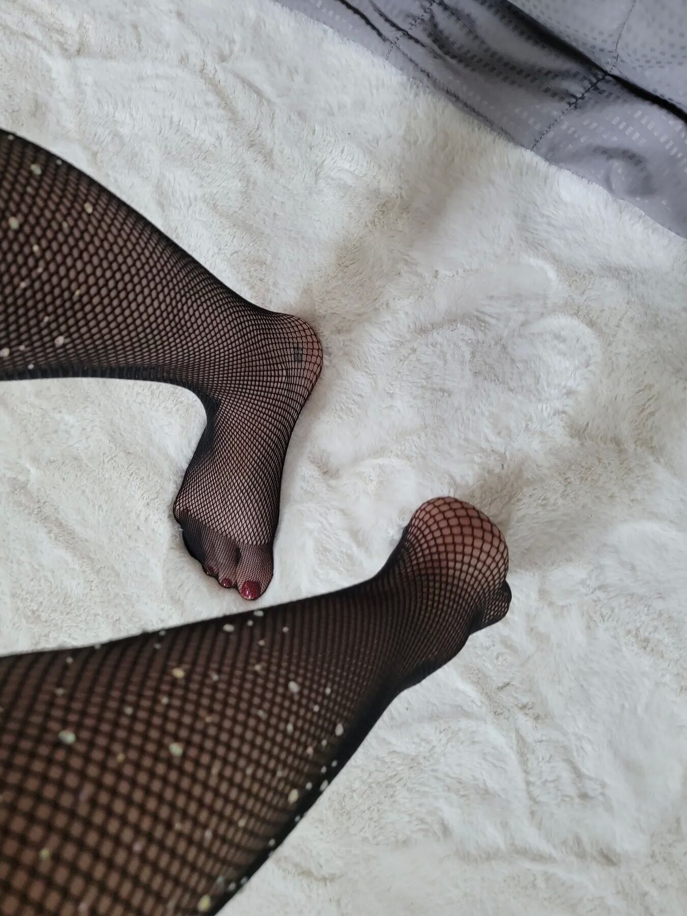 Nylons and toe rings