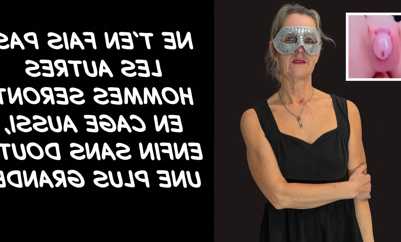 Captions en français chasteté ou femdom