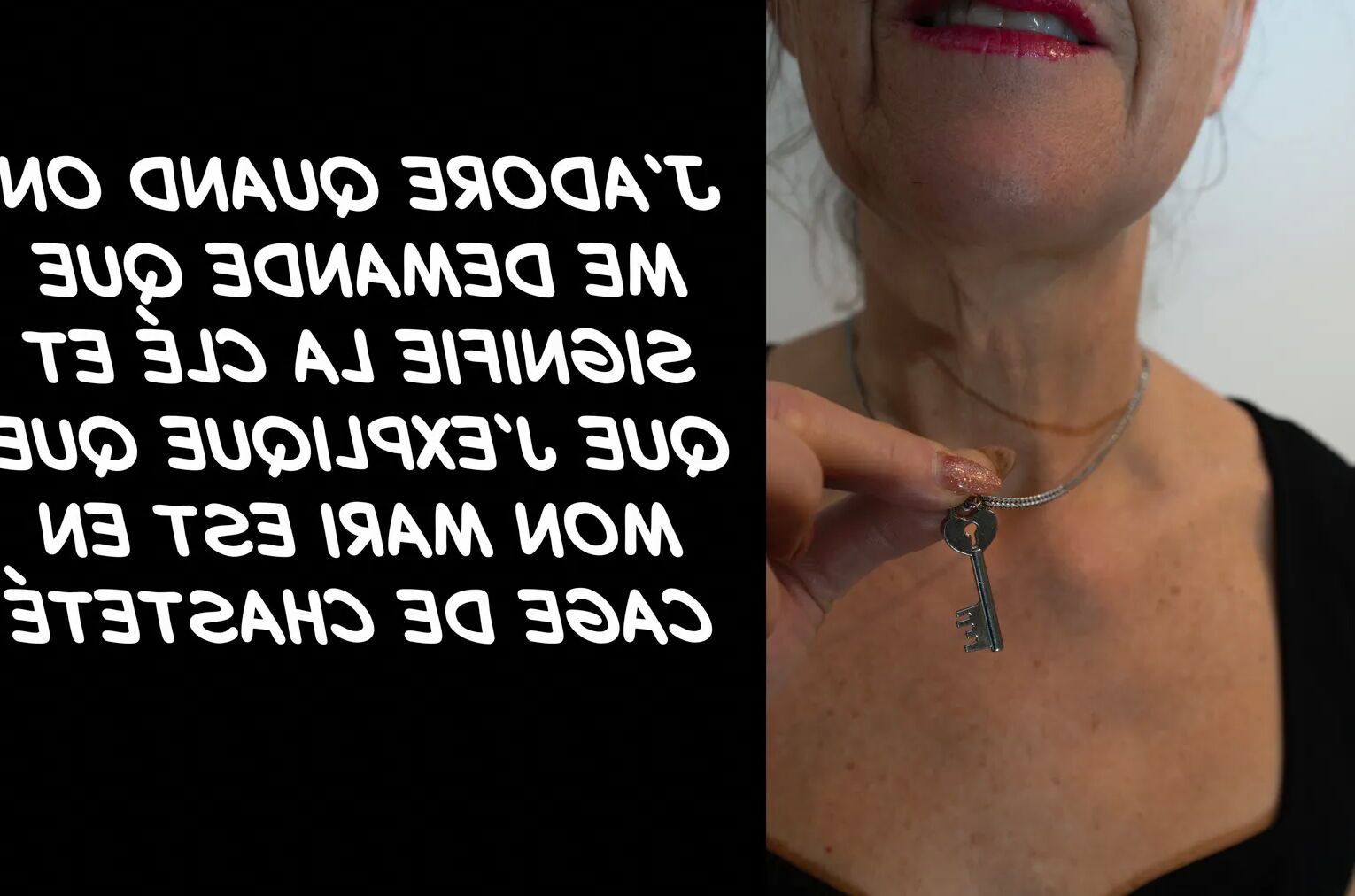 Captions en français chasteté ou femdom