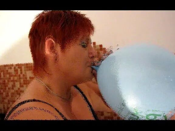 Naked with balloons ...