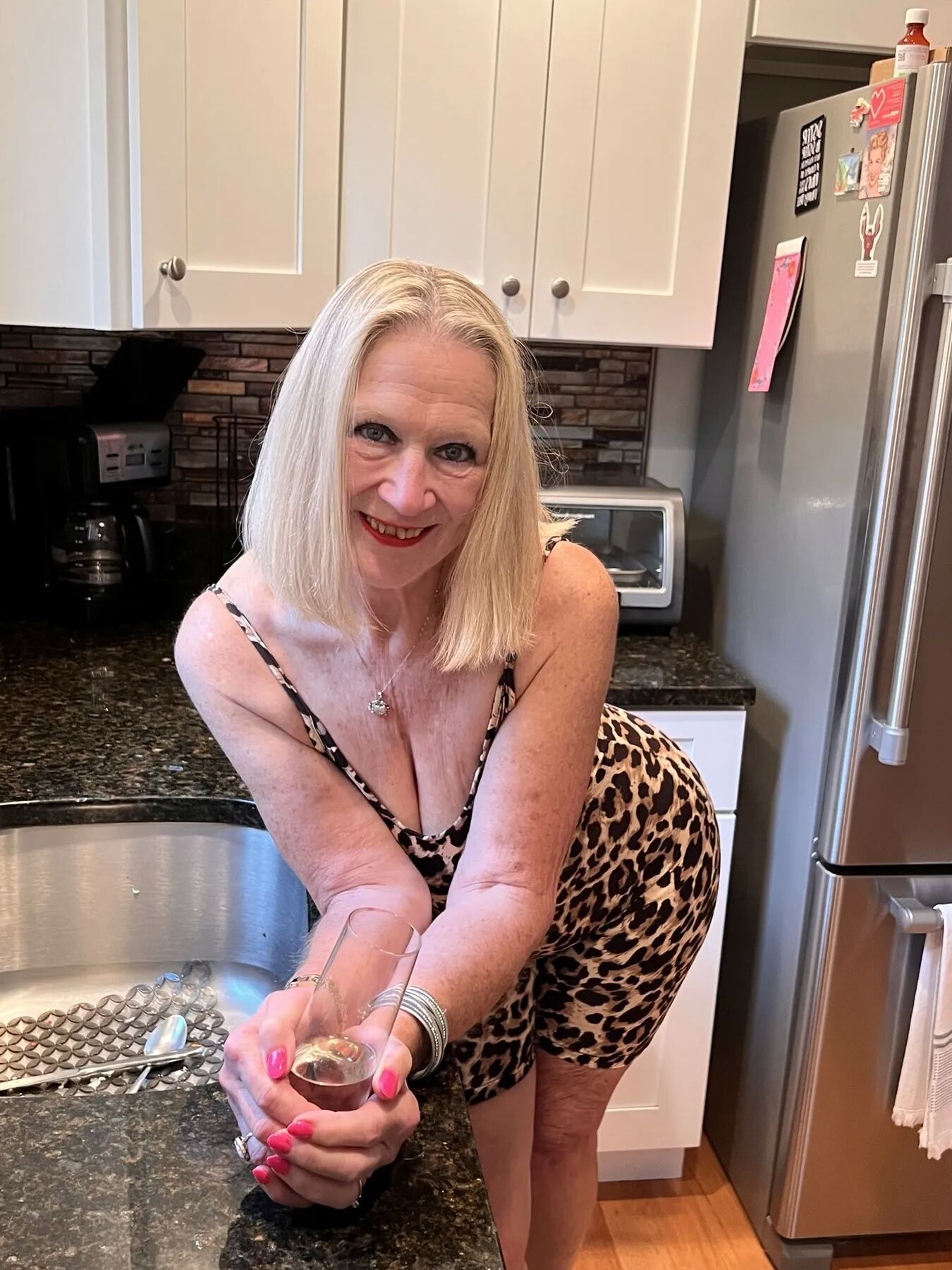 66 YEAR OLD PORN STAR DANIELLE DUBONNET( leopard print)