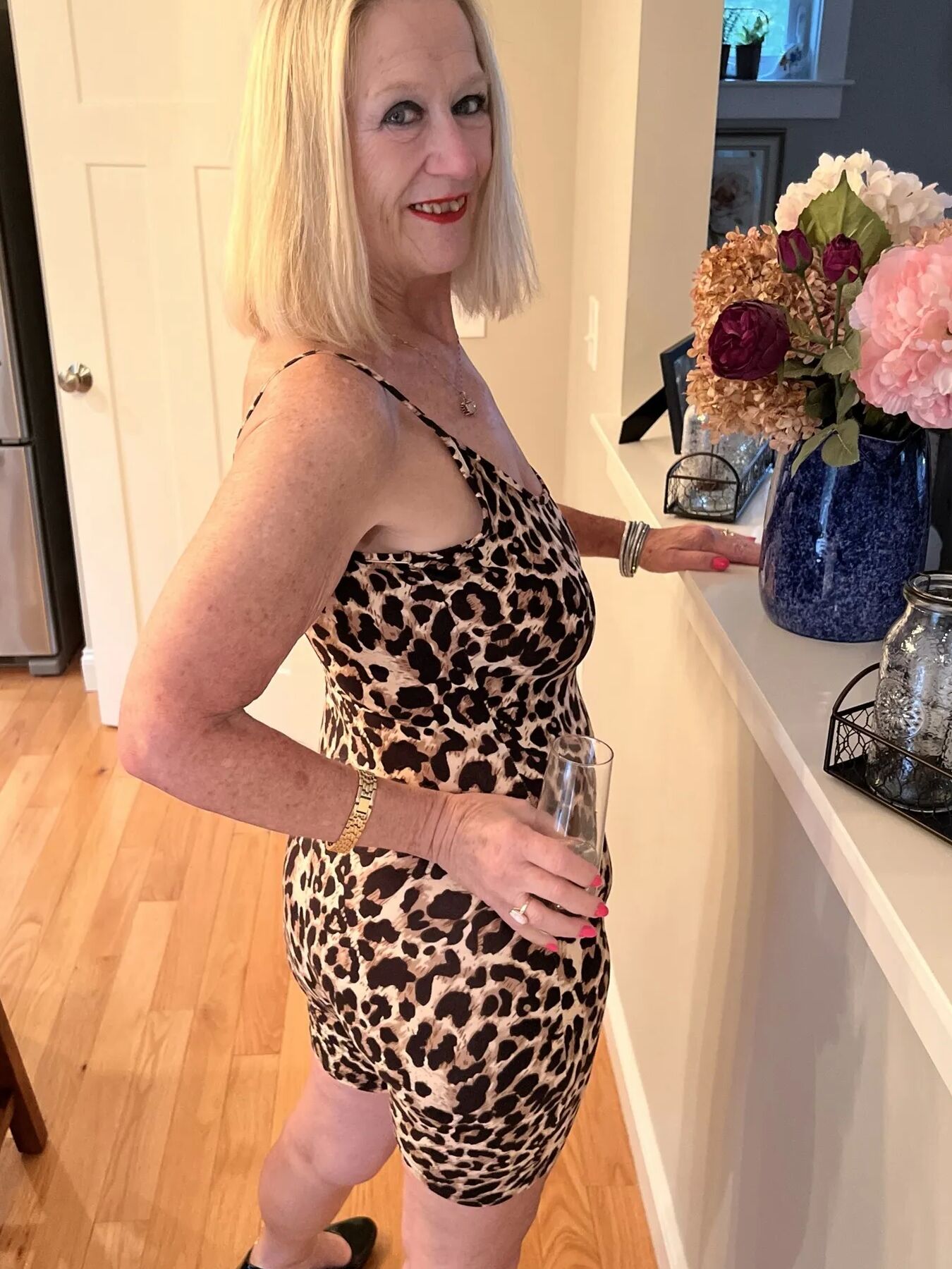 66 YEAR OLD PORN STAR DANIELLE DUBONNET( leopard print)