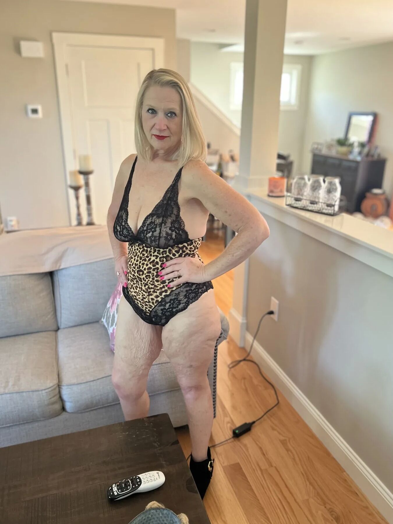 66 YEAR OLD PORN STAR DANIELLE DUBONNET( leopard print)