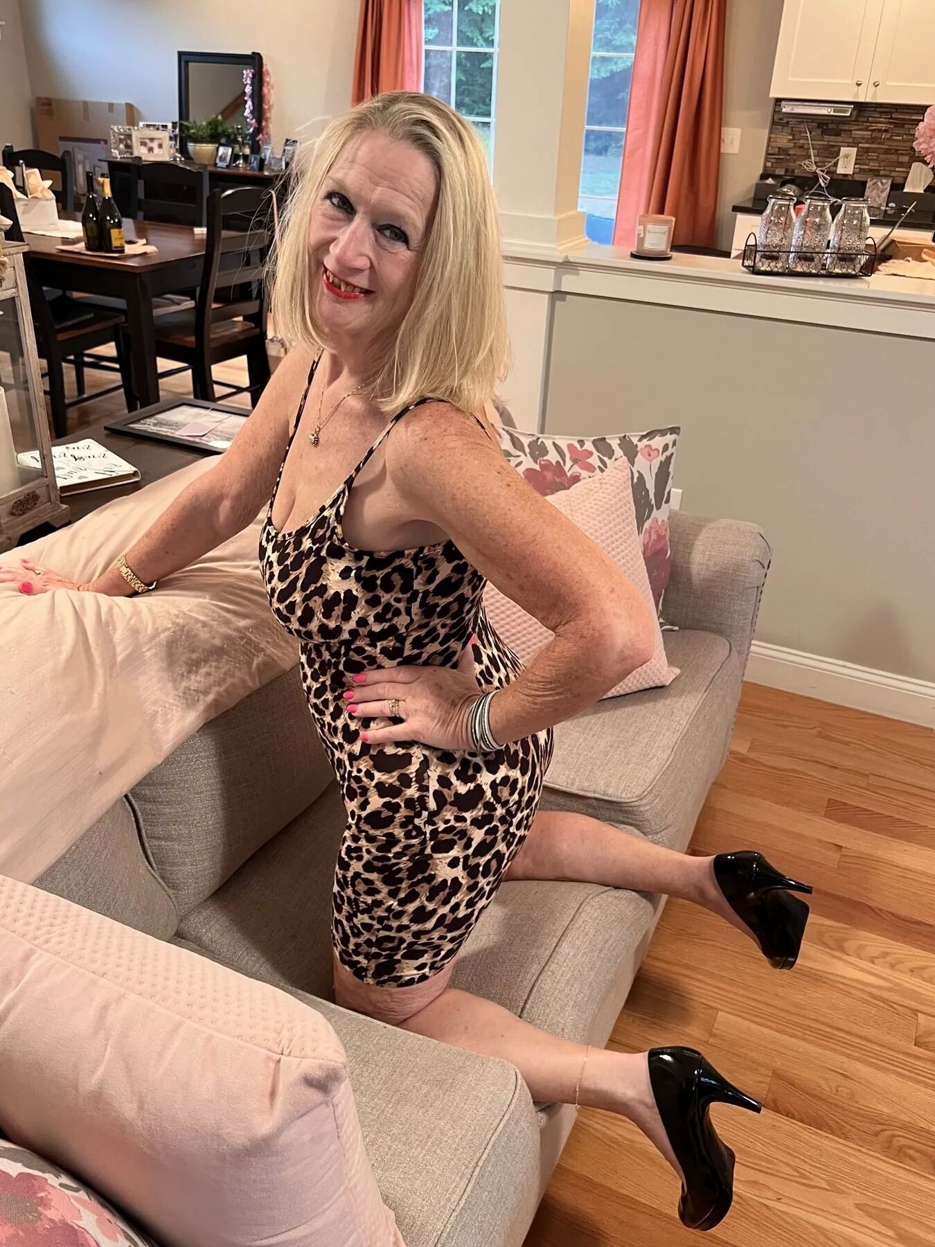 66 YEAR OLD PORN STAR DANIELLE DUBONNET( leopard print)