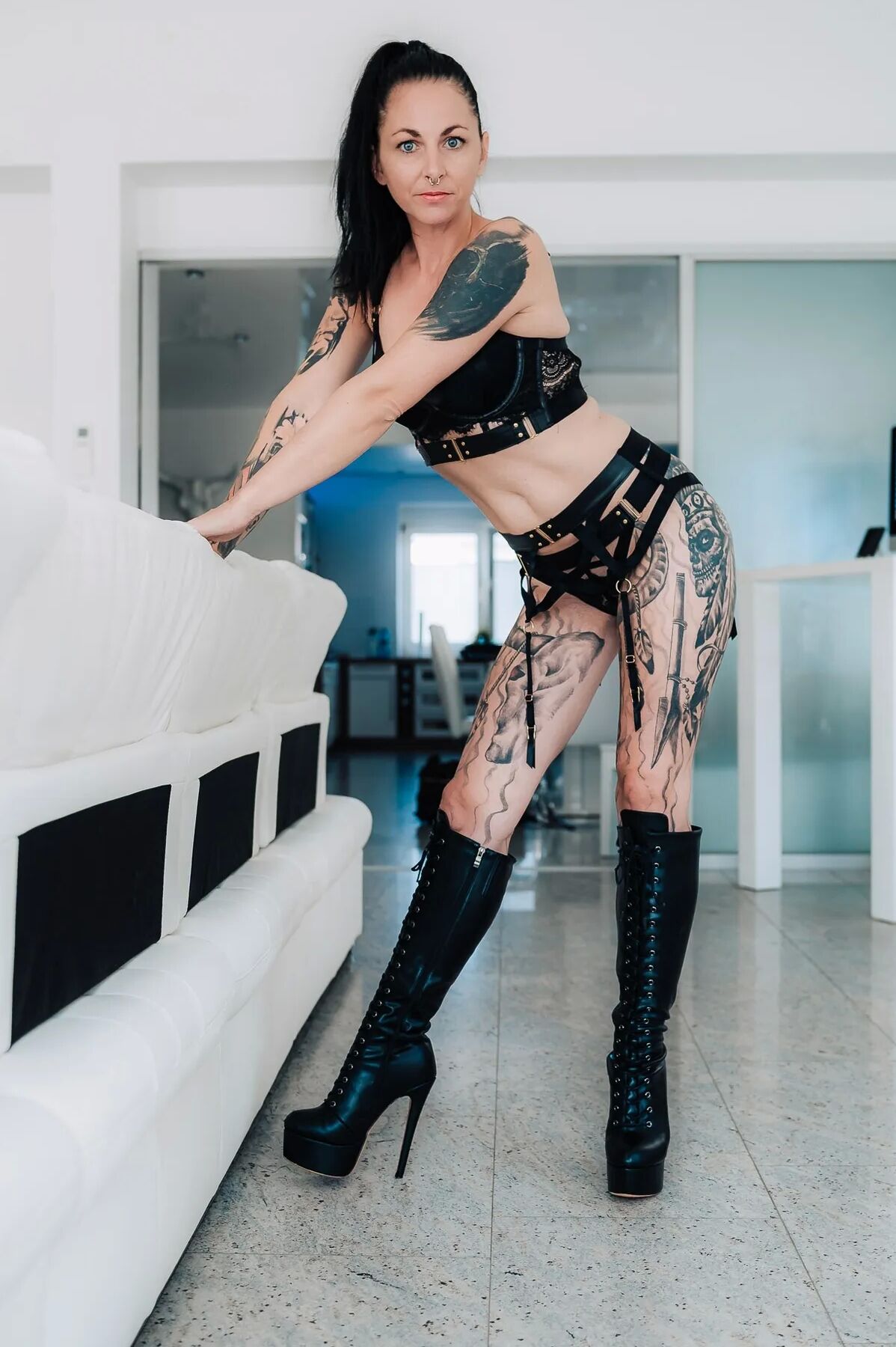 LEATHER AND BOOTS