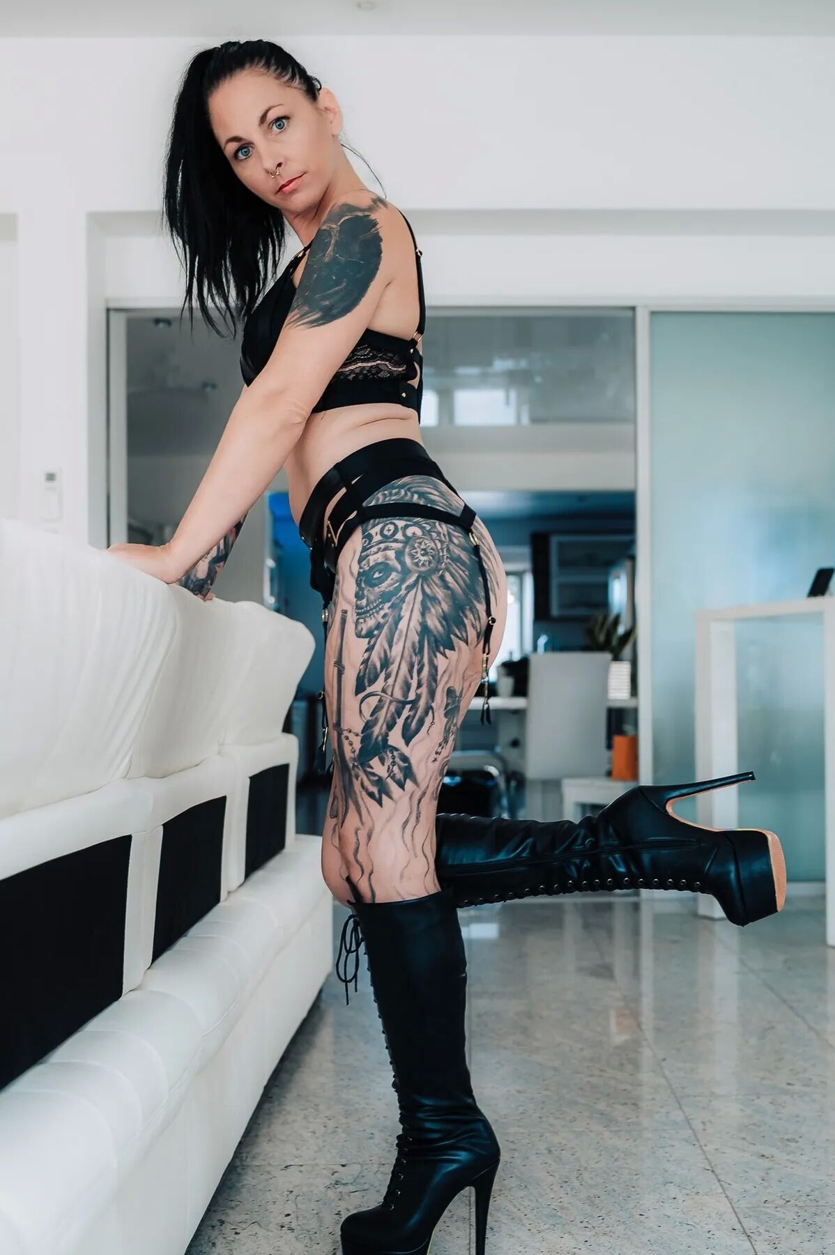 LEATHER AND BOOTS