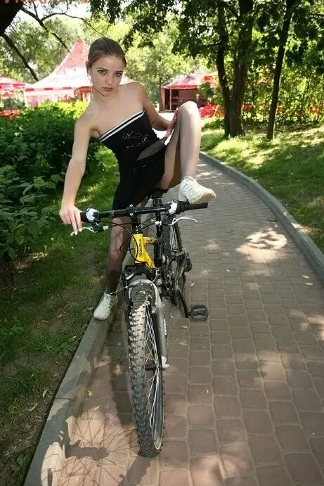 Sexy Eighteen year old wearing mini skirt and pantyhose