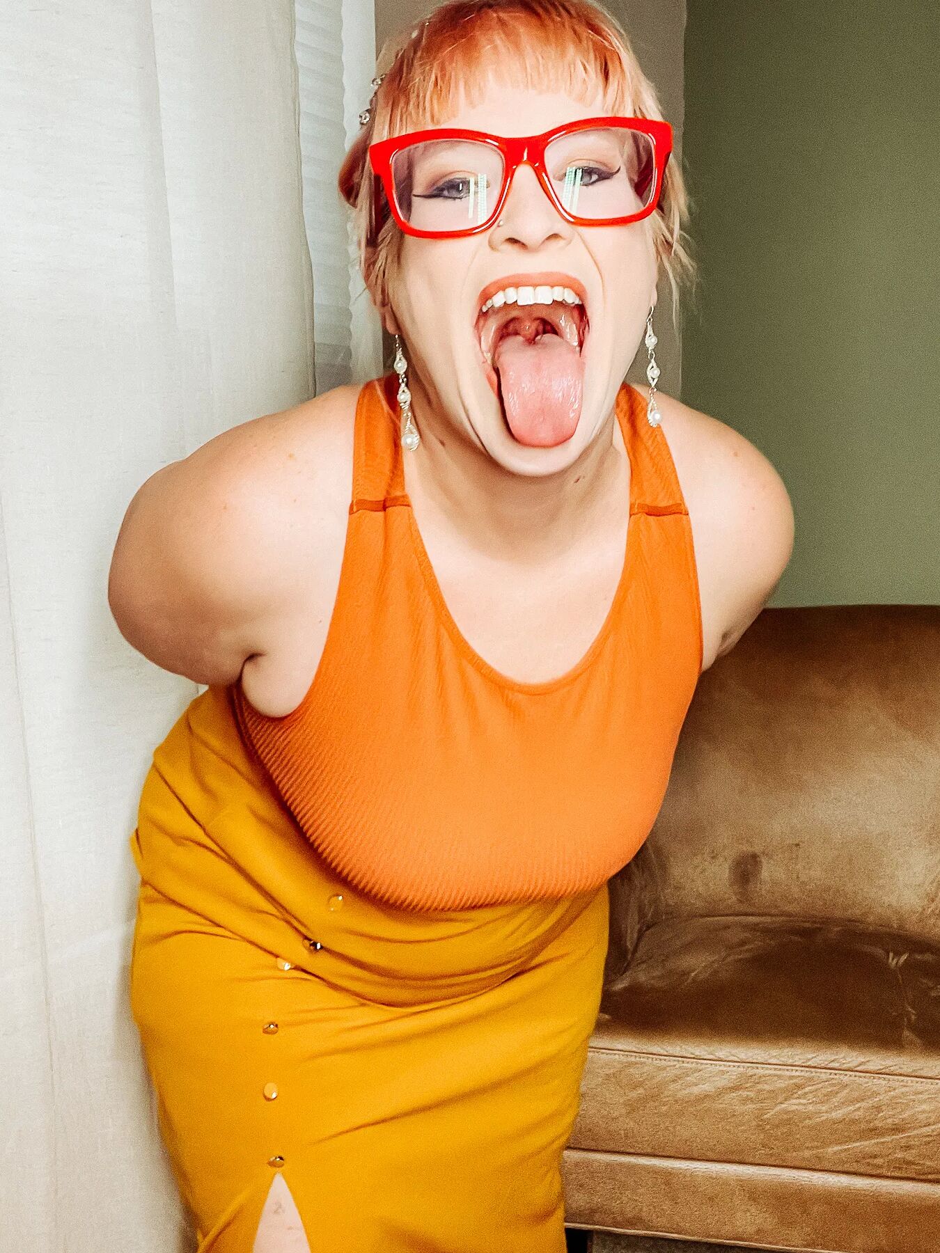 BBW Bent over in your office ready to be used