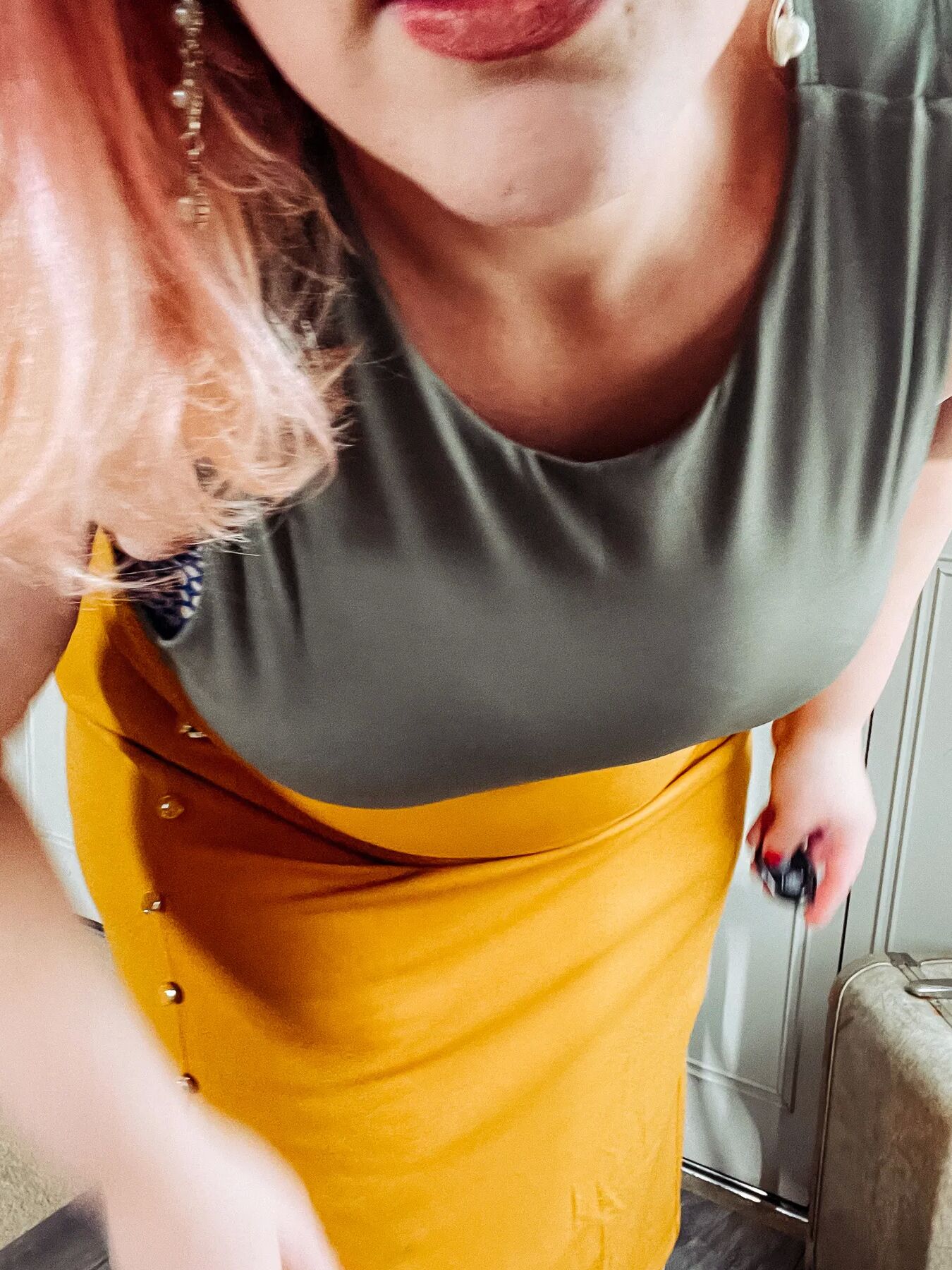 BBW Office Whore Tight Skirt and heels