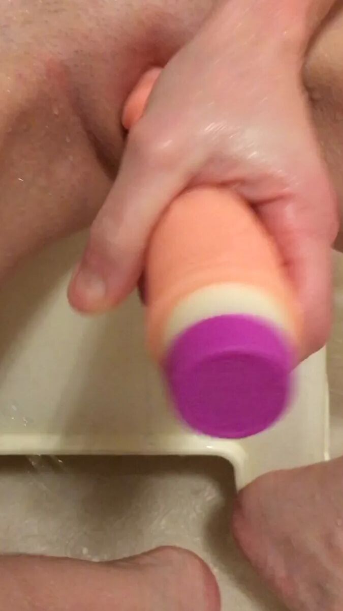Dildo in shower 1