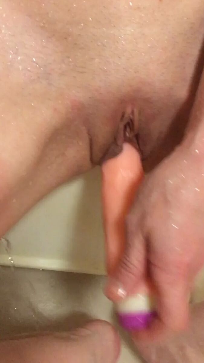 Dildo in shower 1