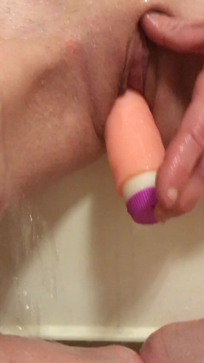 Dildo in shower 1