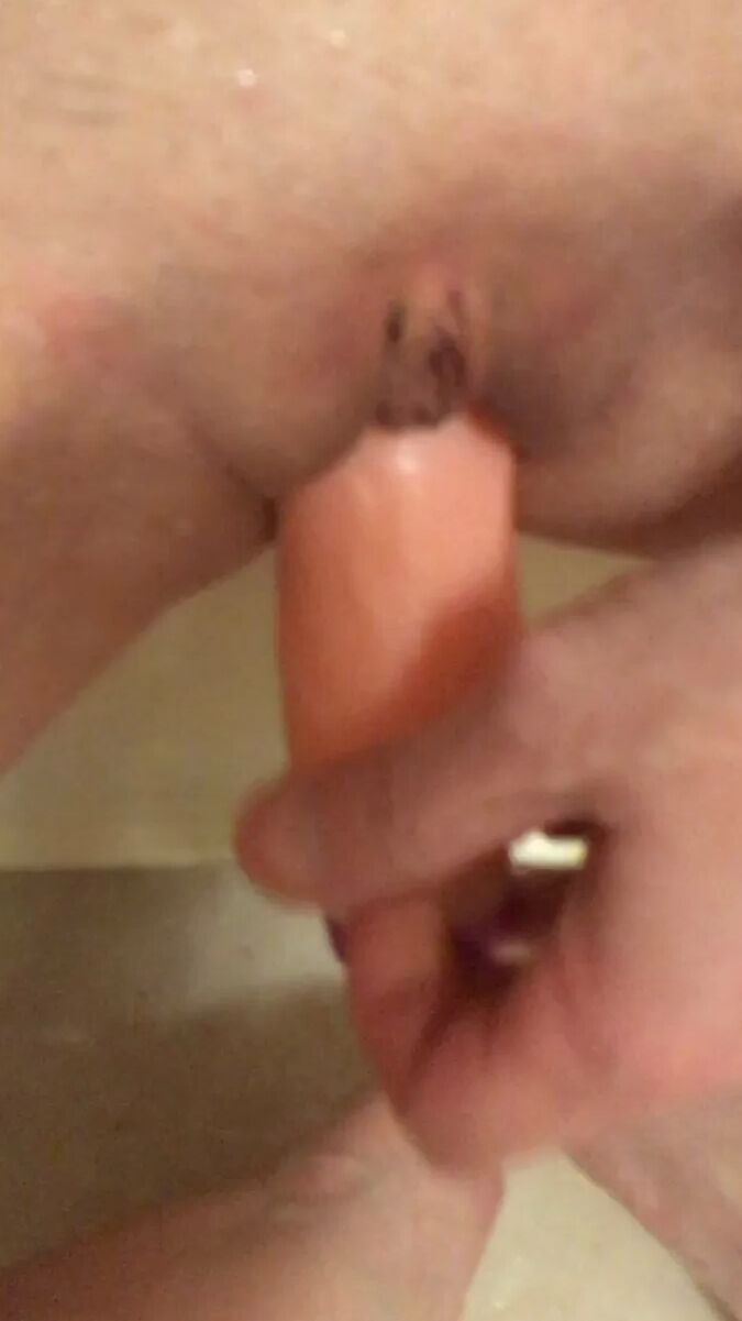 Dildo in shower 1
