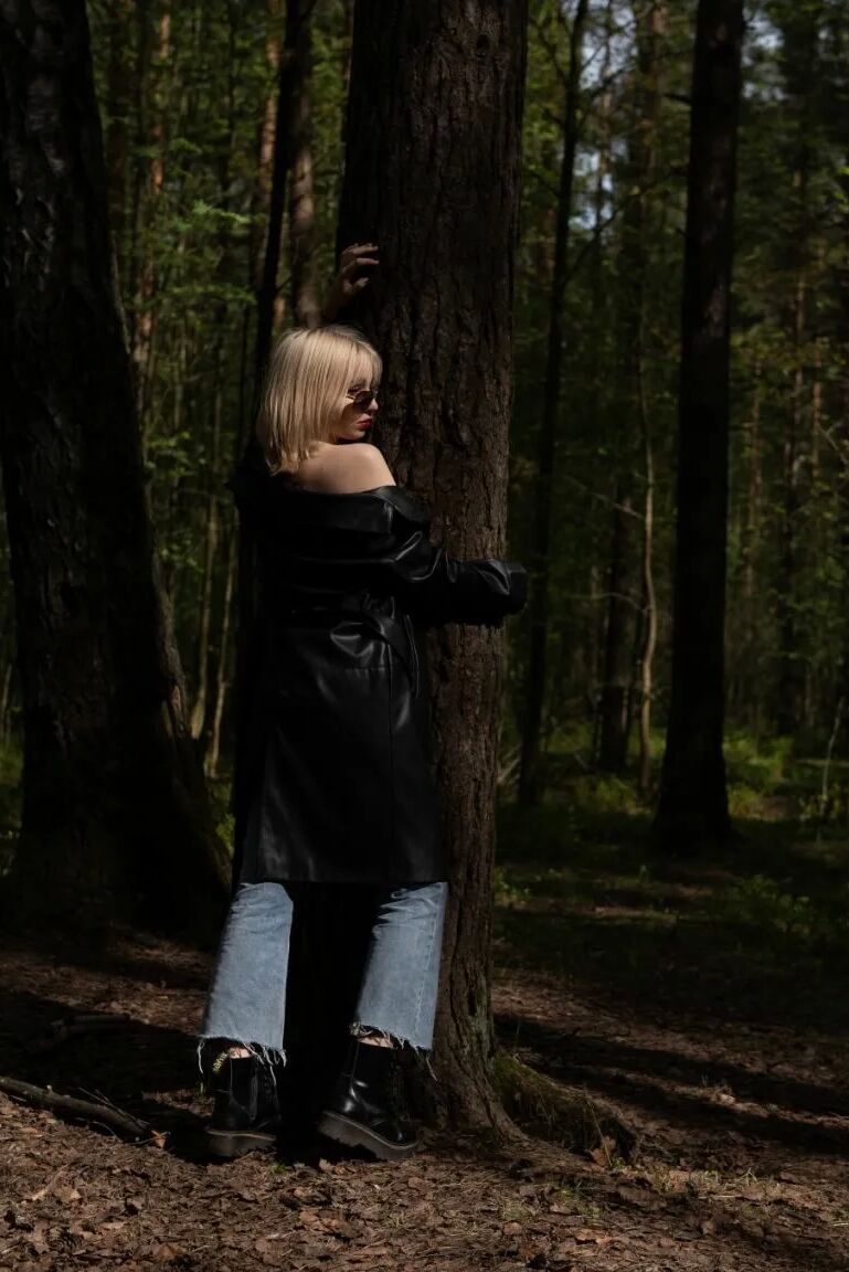 Photo project in the forest