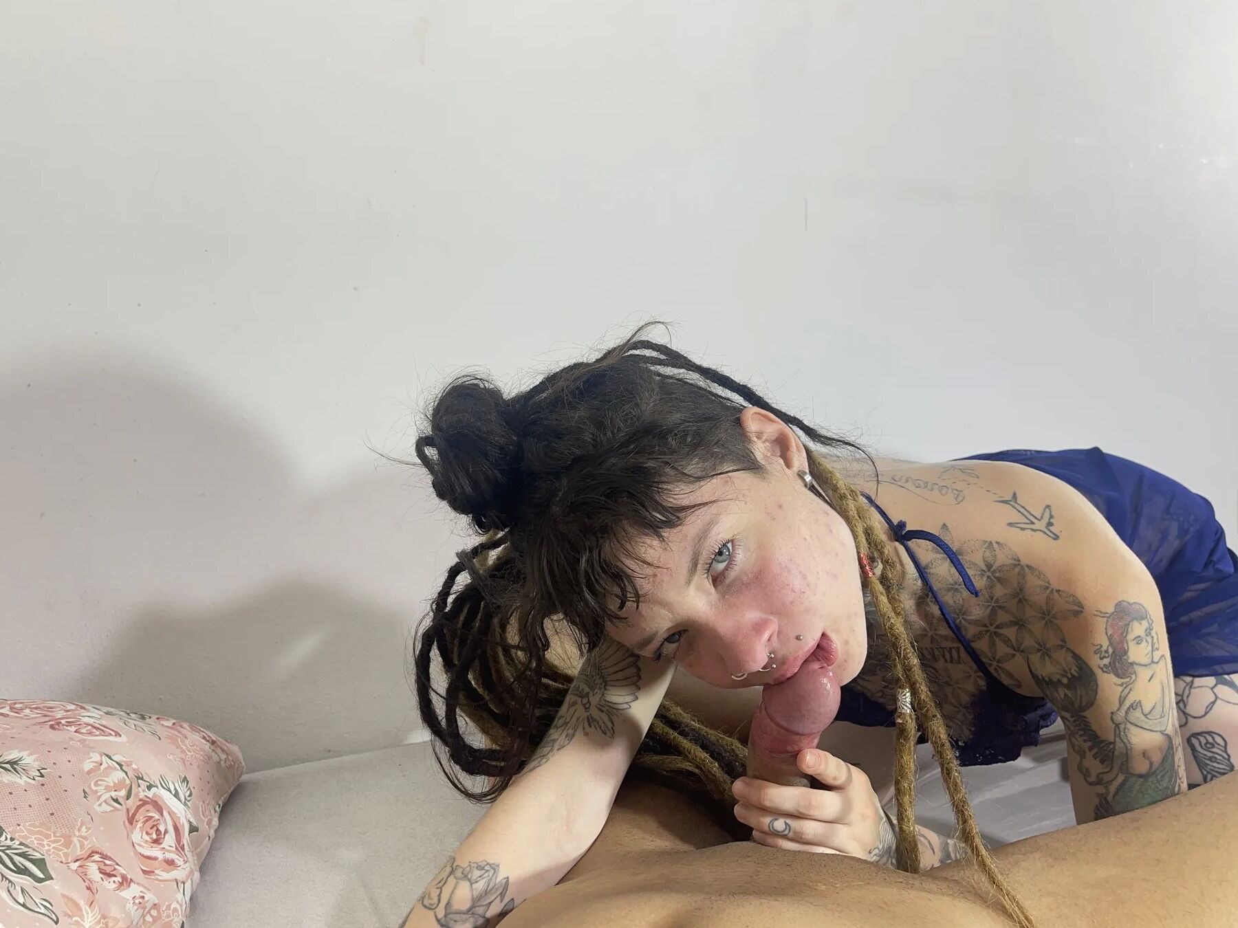 Cum on pussy forehead