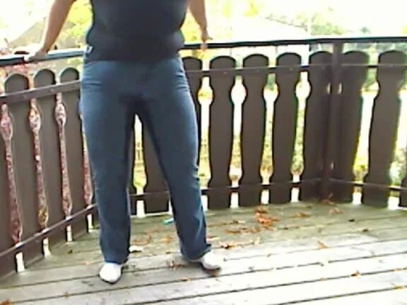 Pissing in jeans ...