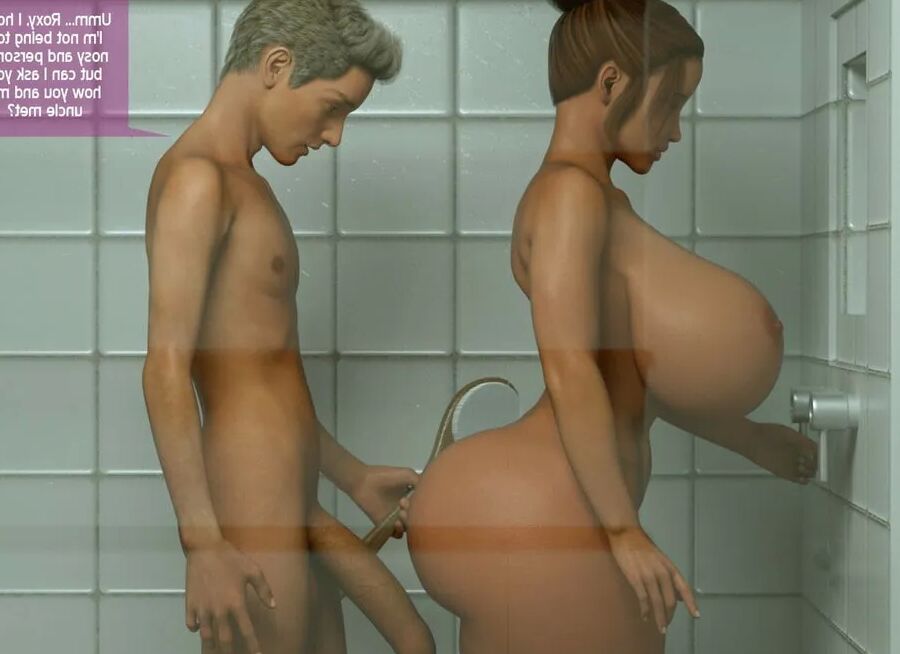 StepMom sharing a shower