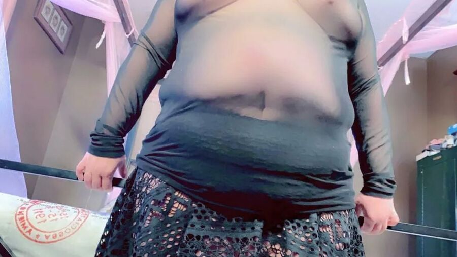 See Thru Tits and a Vibrator