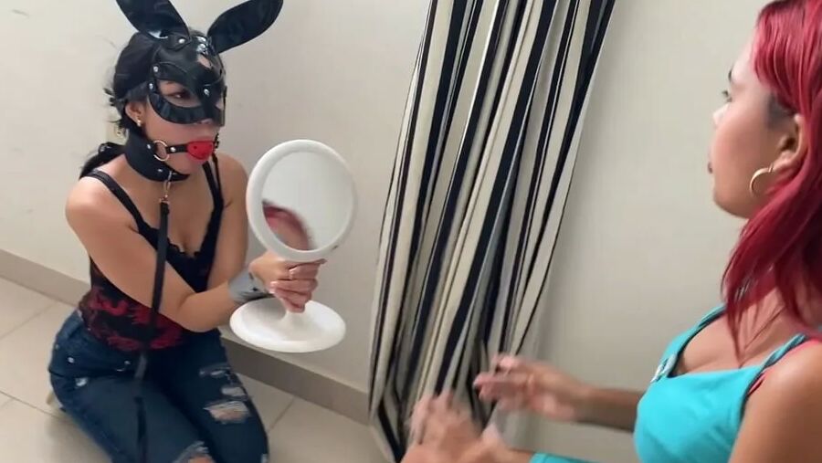 Slave Girl Used As Lesbian Mistress Make-Up Bitch
