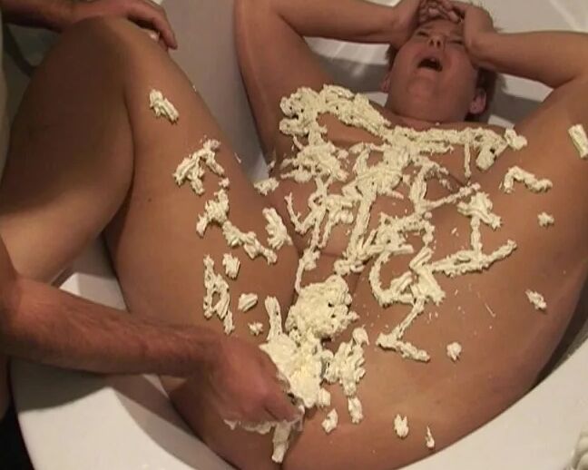 Champagne and cream as a punishment