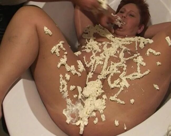 Champagne and cream as a punishment