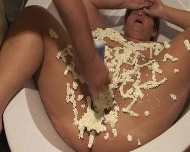 Champagne and cream as a punishment