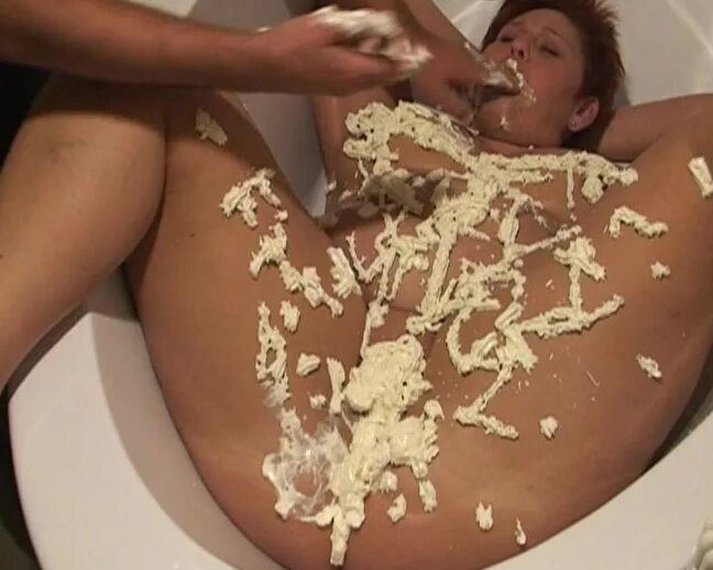 Champagne and cream as a punishment