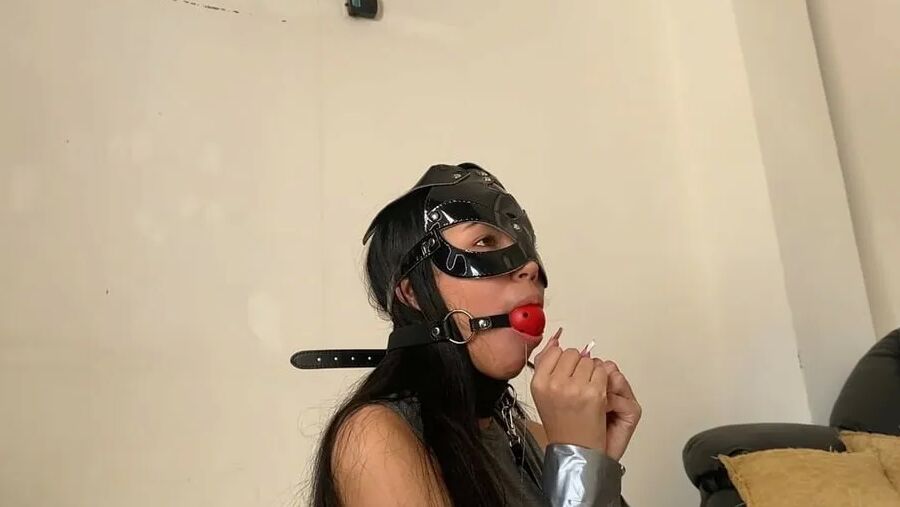 Submissive Slave Gives Mistress Foot Massage And Pedicure