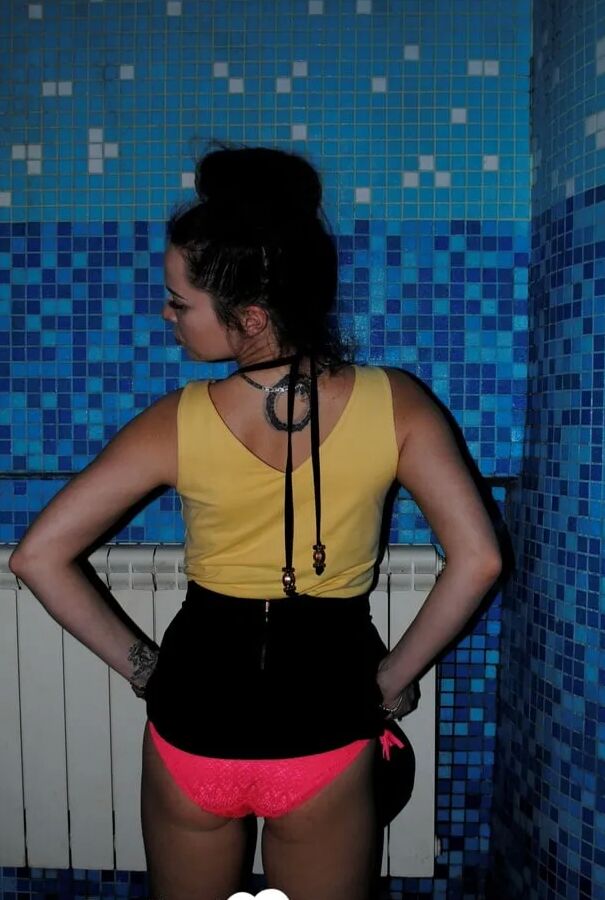 Babysitter strips off her clothes for me