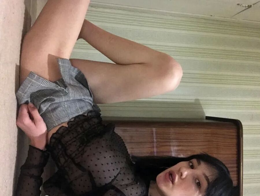 Busty beauty loves showing off her rack