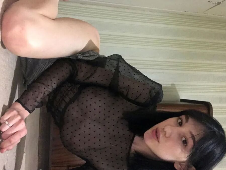 Busty beauty loves showing off her rack