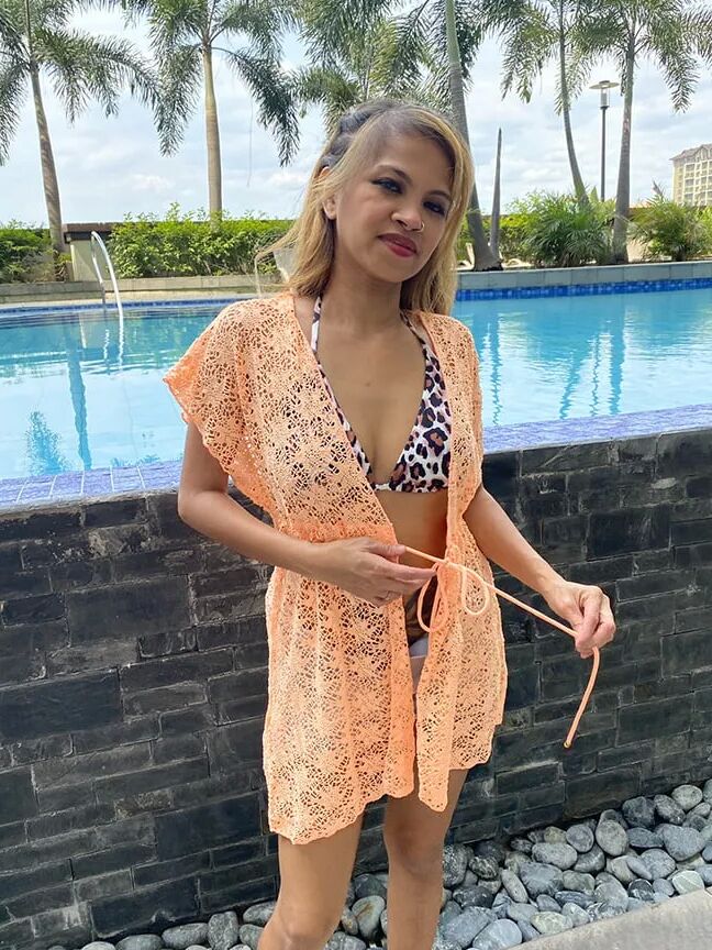 Leopard Bikini Outside