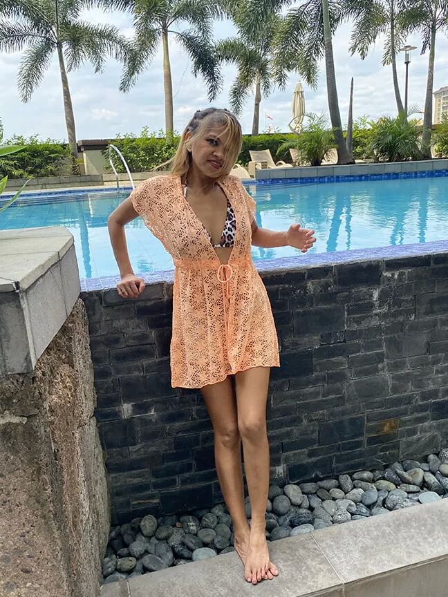 Leopard Bikini Outside