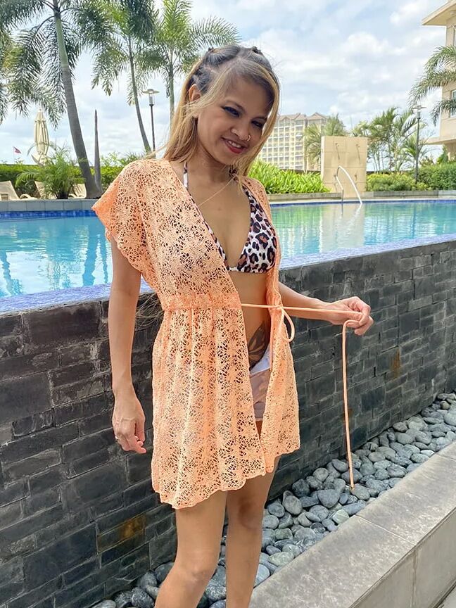 Leopard Bikini Outside