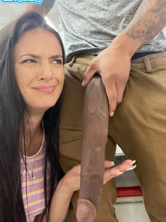 Two Shoppers experience BBC in aisle 3