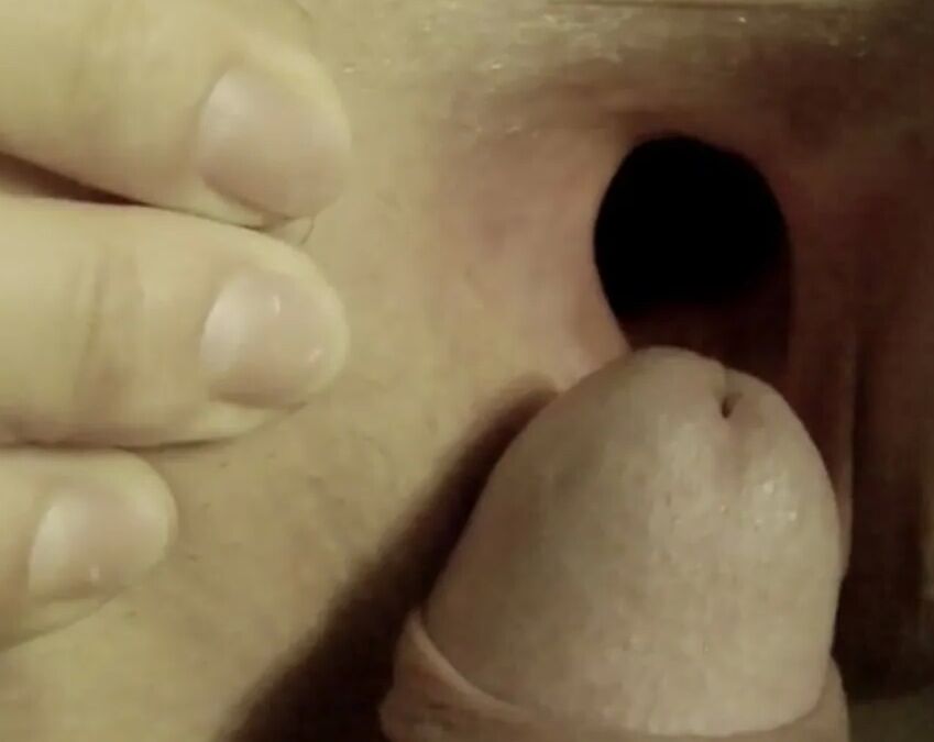 Puss inside open pussy